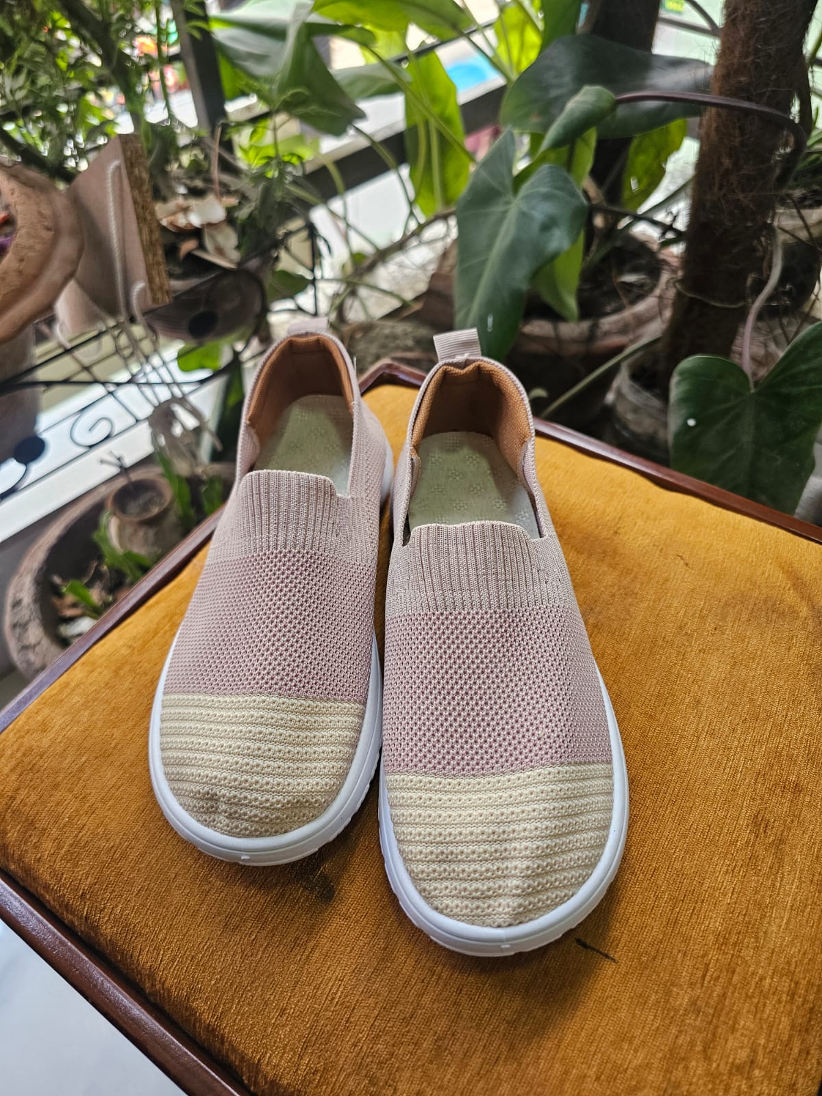 Slip-On Breathable Mesh Soft Loafers 1006-Purple - Image 2
